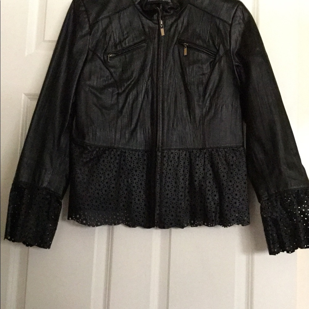 Pamela McCoy Leather Jacket